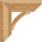 Ekena Millwork Thorton Slat Rough Sawn Bracket, Western Red Cedar, 6"W x 22"D x 22"H BKT06X22X22THR06RWR - alternate 4